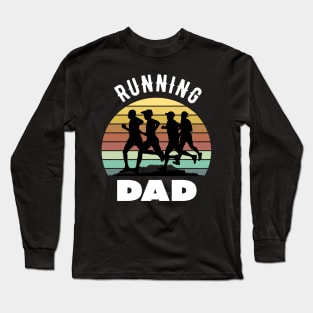 running dad..fathers gift Long Sleeve T-Shirt